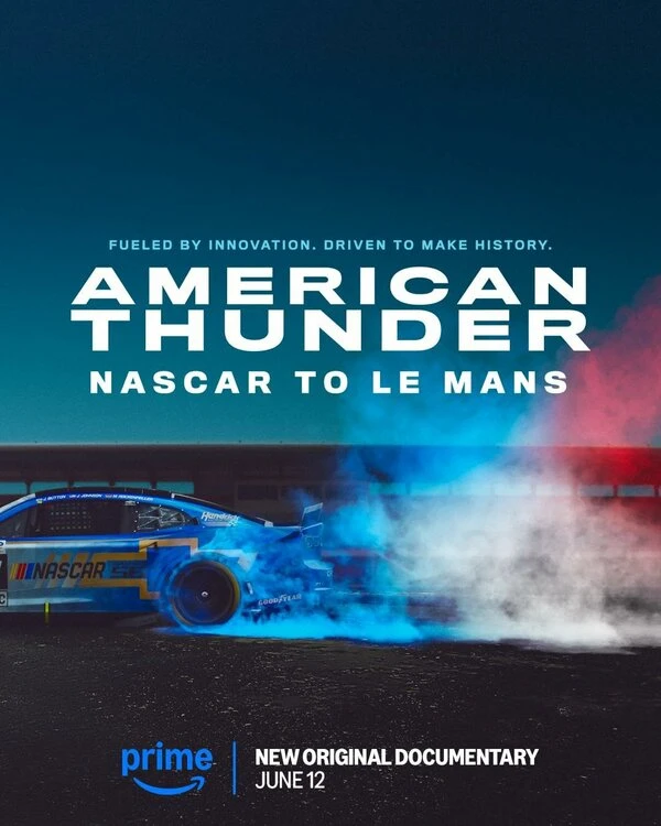Американский гром: NASCAR в Ле-Мане 2025 постер