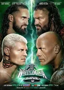 Постер WrestleMania XL 2024
